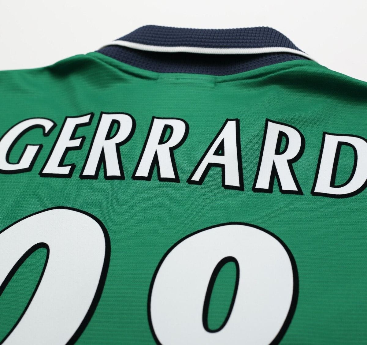 1999/00 GERRARD #28 Liverpool Vintage Reebok Away Football Shirt Jersey (L/XL)