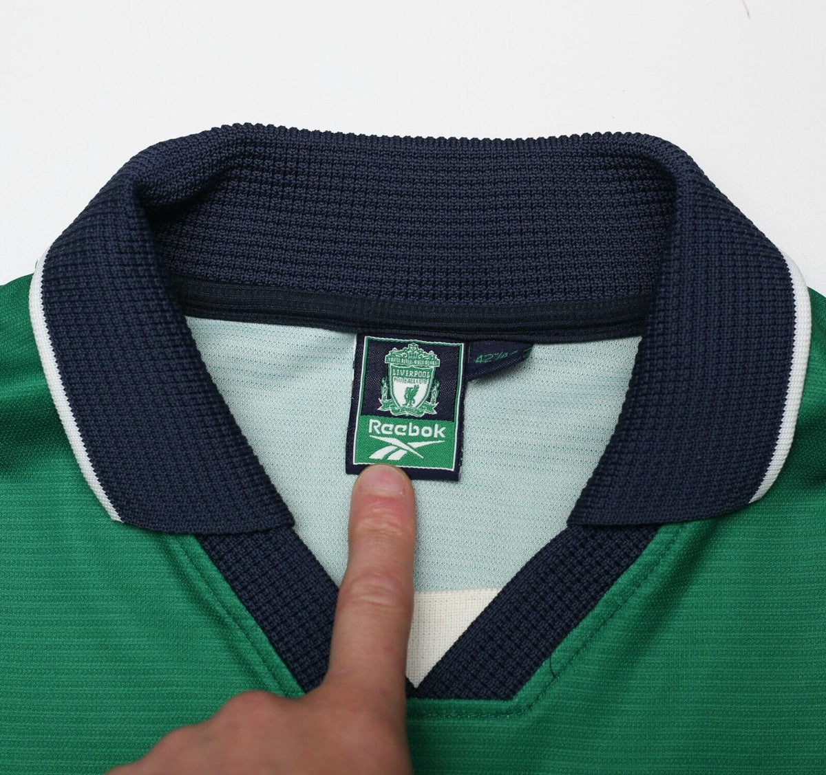 1999/00 GERRARD #28 Liverpool Vintage Reebok Away Football Shirt Jersey (L/XL)