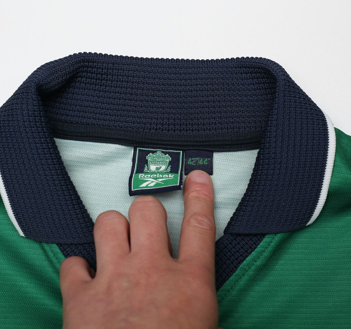 1999/00 GERRARD #28 Liverpool Vintage Reebok Away Football Shirt Jersey (L/XL)
