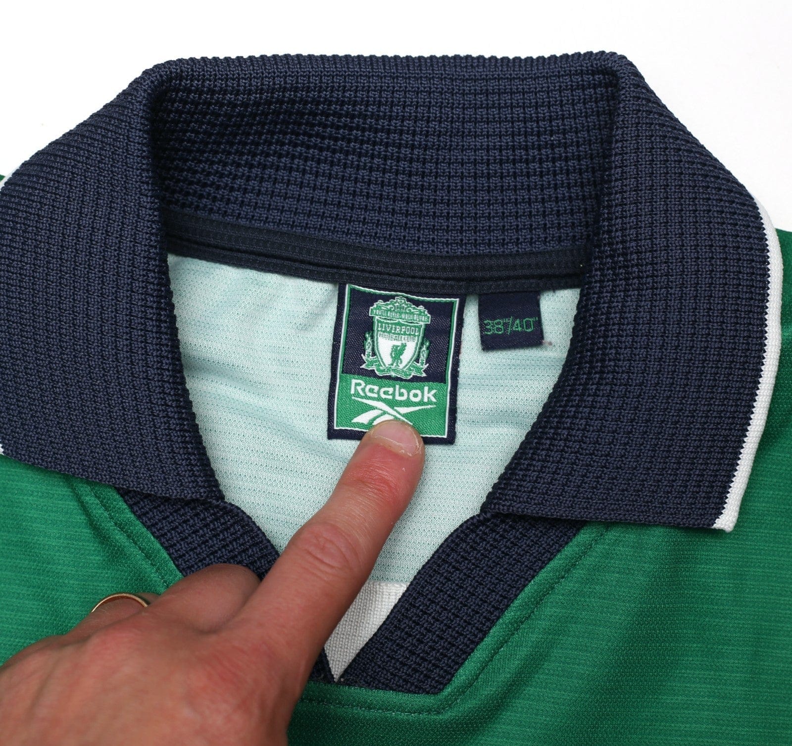 1999/00 GERRARD #28 Liverpool Vintage Reebok Away Football Shirt (M) 38/40