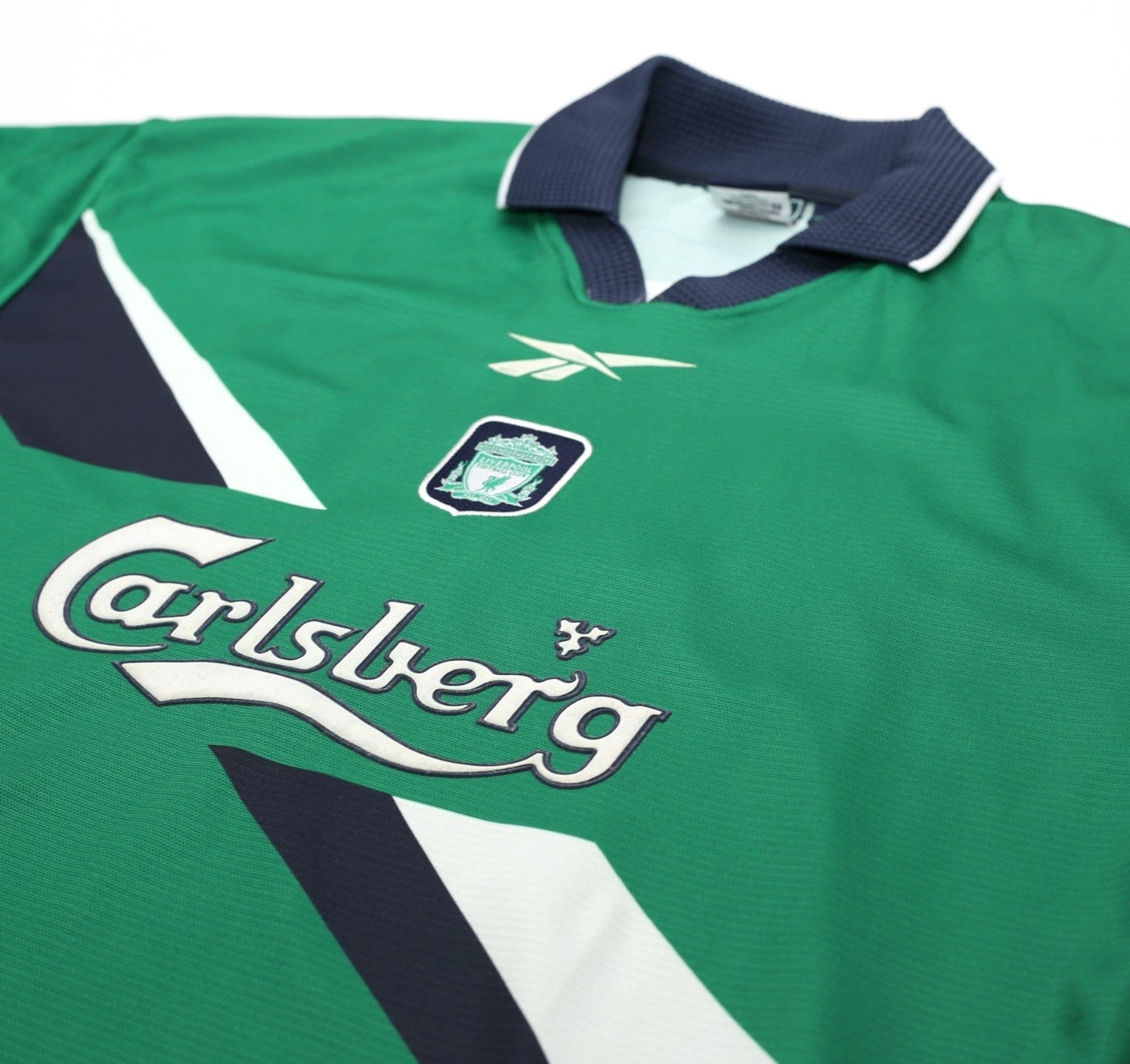 1999/00 GERRARD #28 Liverpool Vintage Reebok Away Football Shirt (M) 38/40