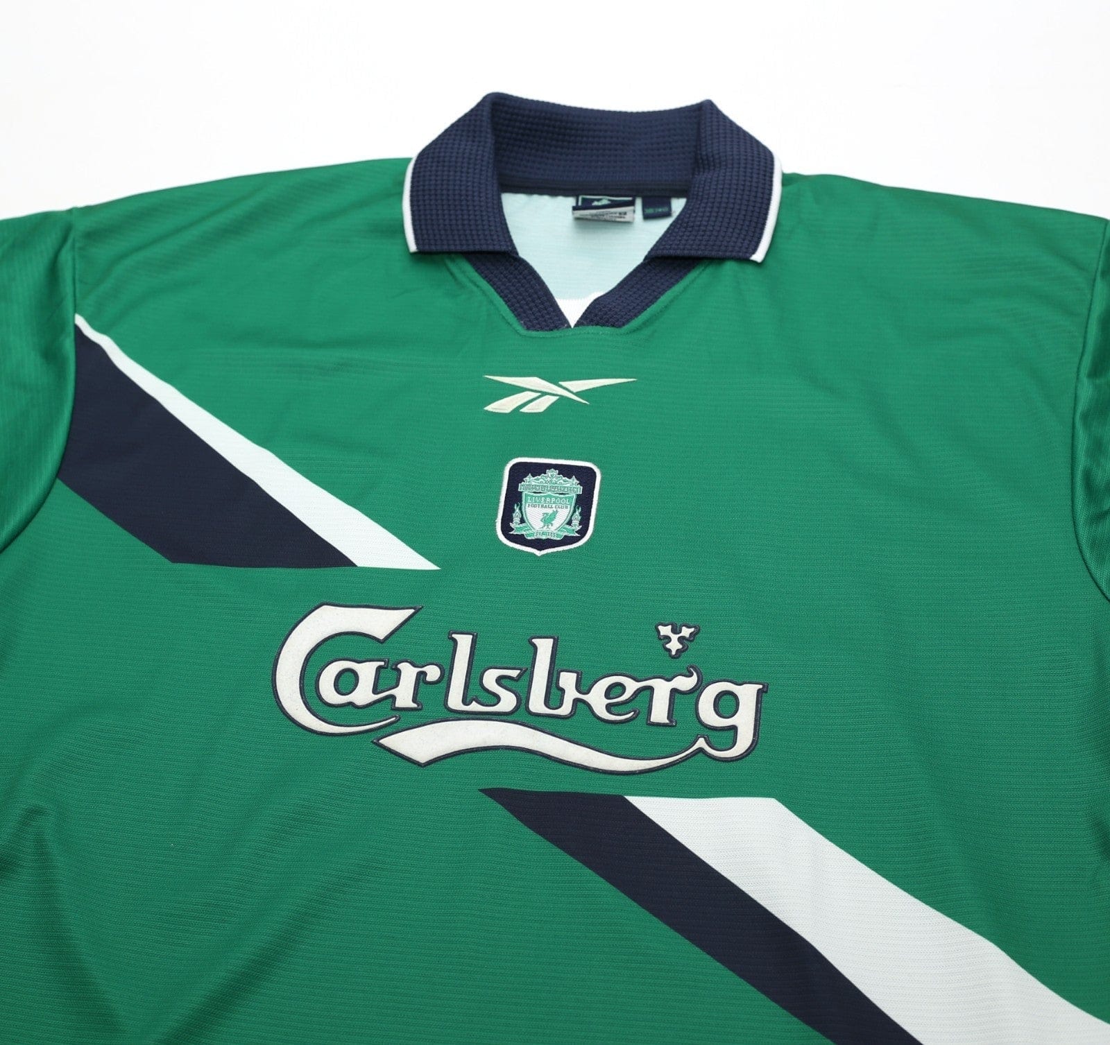 1999/00 GERRARD #28 Liverpool Vintage Reebok Away Football Shirt (M) 38/40