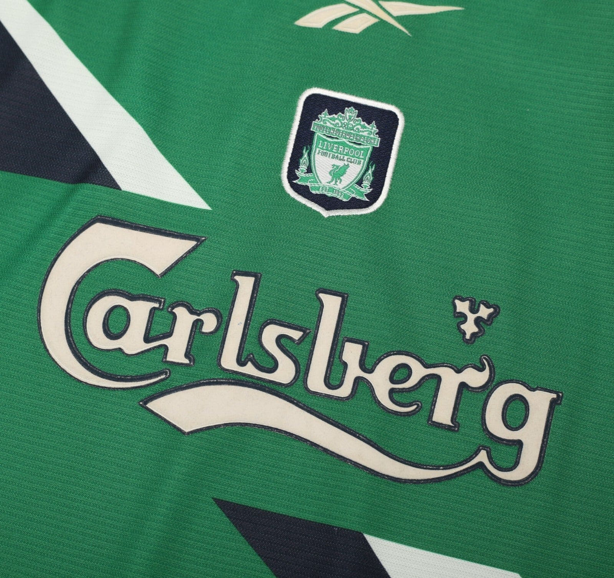 1999/00 GERRARD #28 Liverpool Vintage Reebok Away Football Shirt (S) 34/36