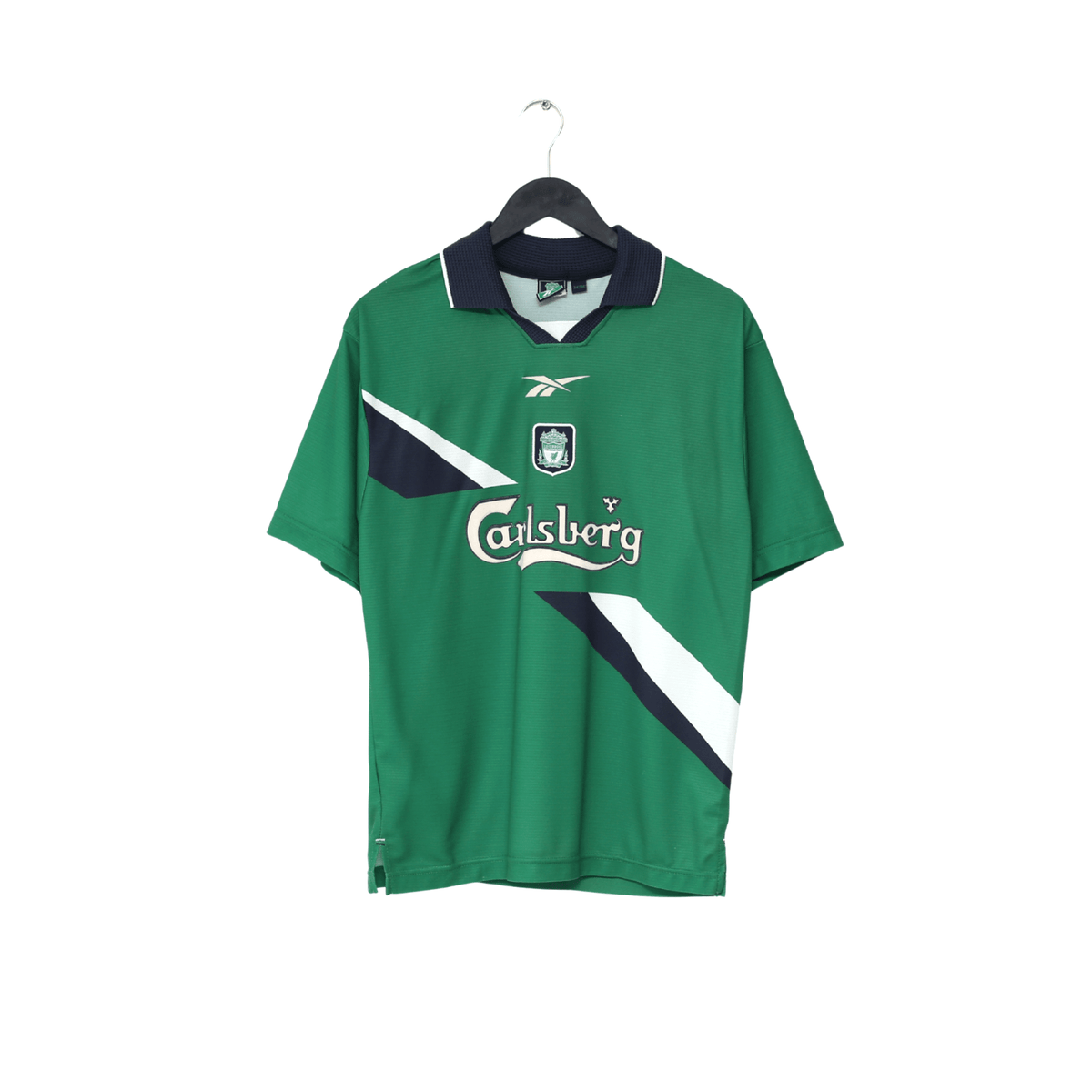 1999/00 GERRARD #28 Liverpool Vintage Reebok Away Football Shirt (S) 34/36