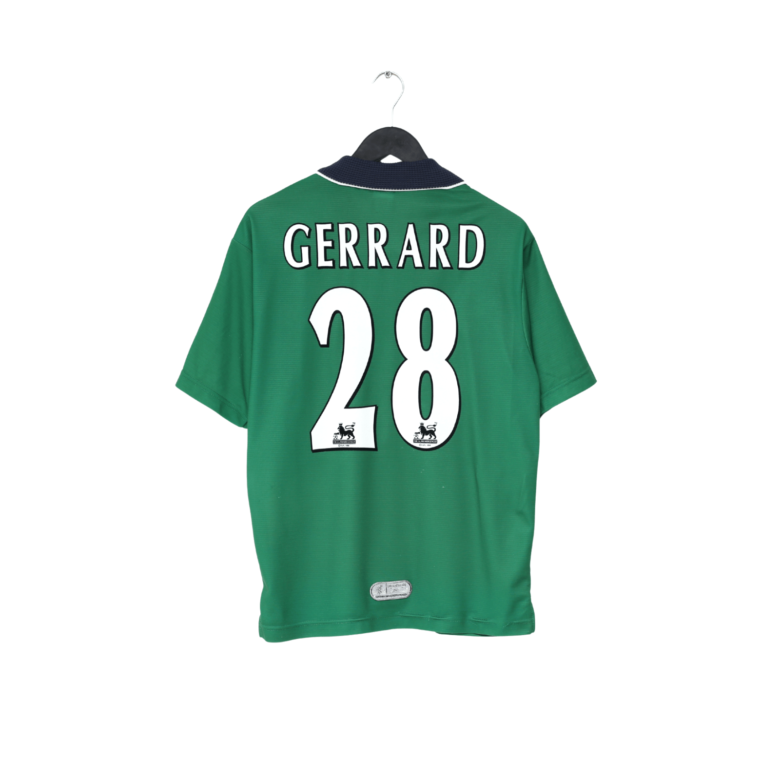 1999/00 GERRARD #28 Liverpool Vintage Reebok Away Football