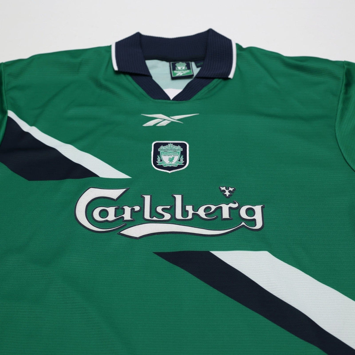 1999/00 Gerrard #28 Liverpool Vintage Reebok Away Football Shirt (S/M) 34/36