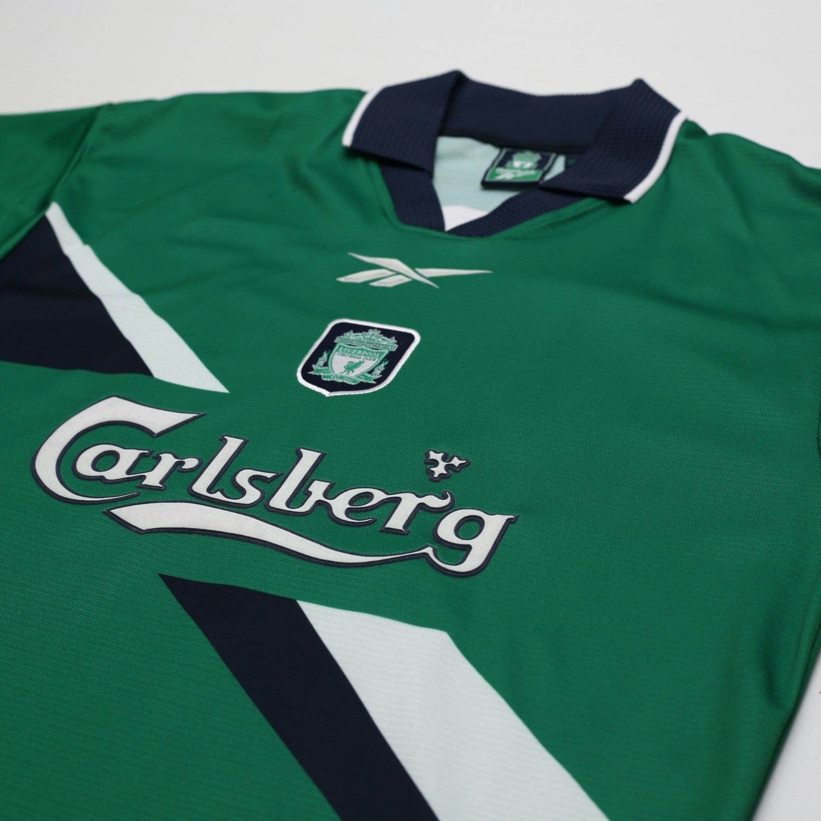 1999/00 Gerrard #28 Liverpool Vintage Reebok Away Football Shirt (S/M) 34/36