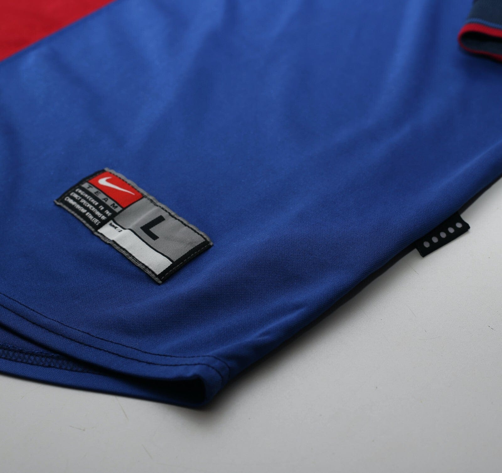 1999/00 GUARDIOLA #4 Barcelona Vintage Nike Centenary Home Football Shirt (L)