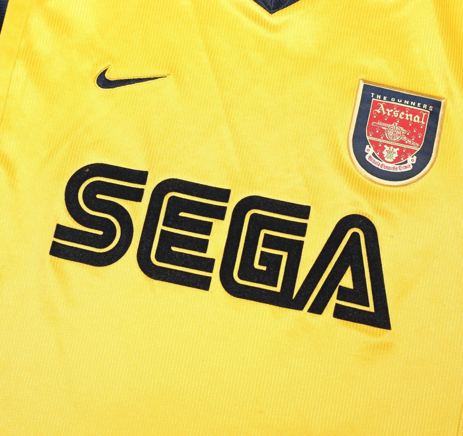 1999/00 HENRY #14 Arsenal Vintage Nike SEGA Away Football Shirt (S)