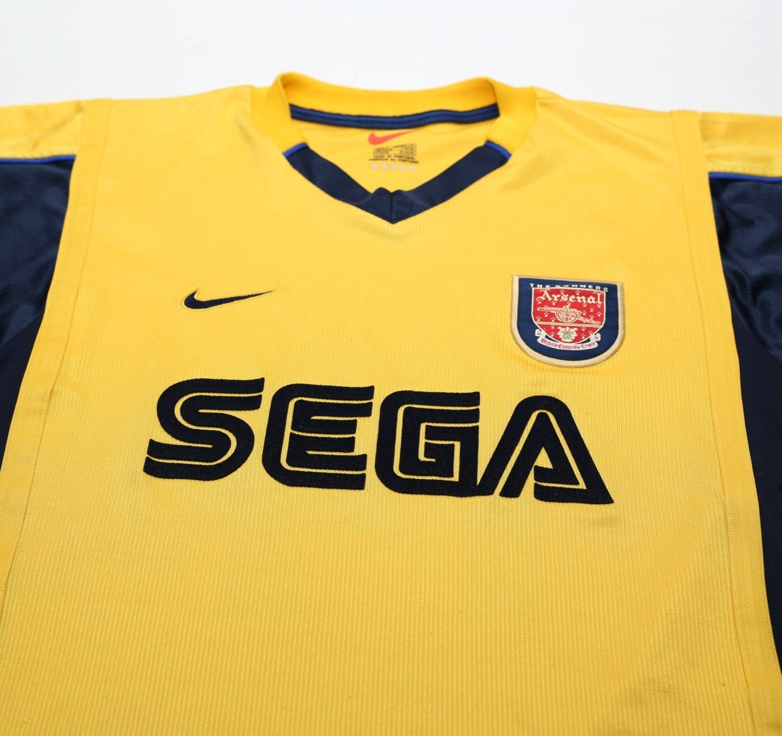 1999/00 HENRY #14 Arsenal Vintage Nike SEGA Away Football Shirt (S)