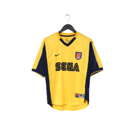 1999/00 HENRY #14 Arsenal Vintage Nike SEGA Away Football Shirt (S)