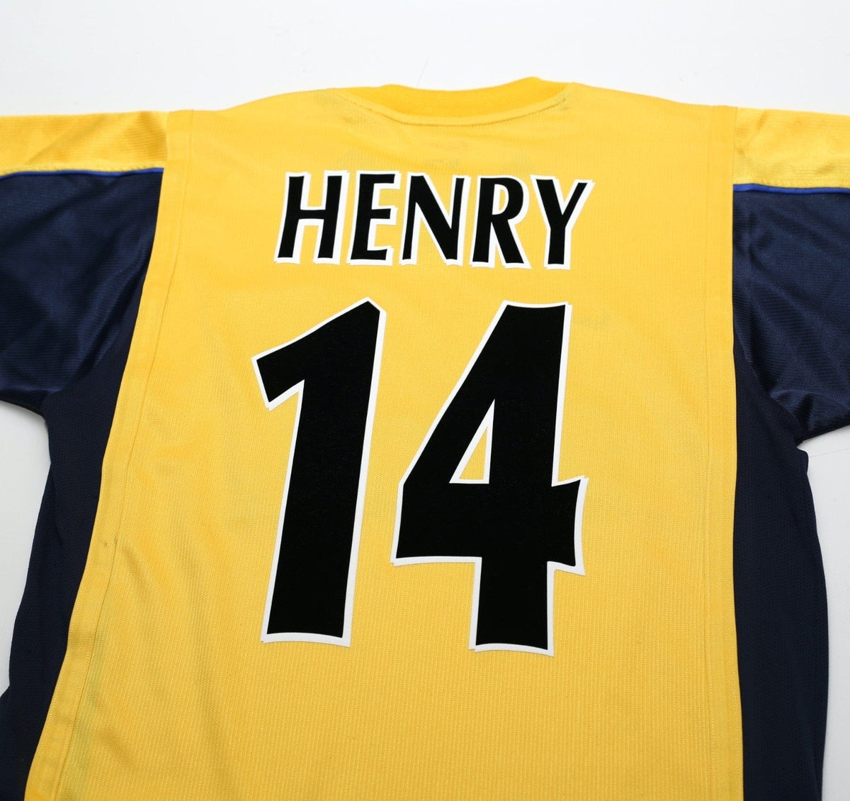 1999/00 HENRY #14 Arsenal Vintage Nike SEGA Away Football Shirt (S)