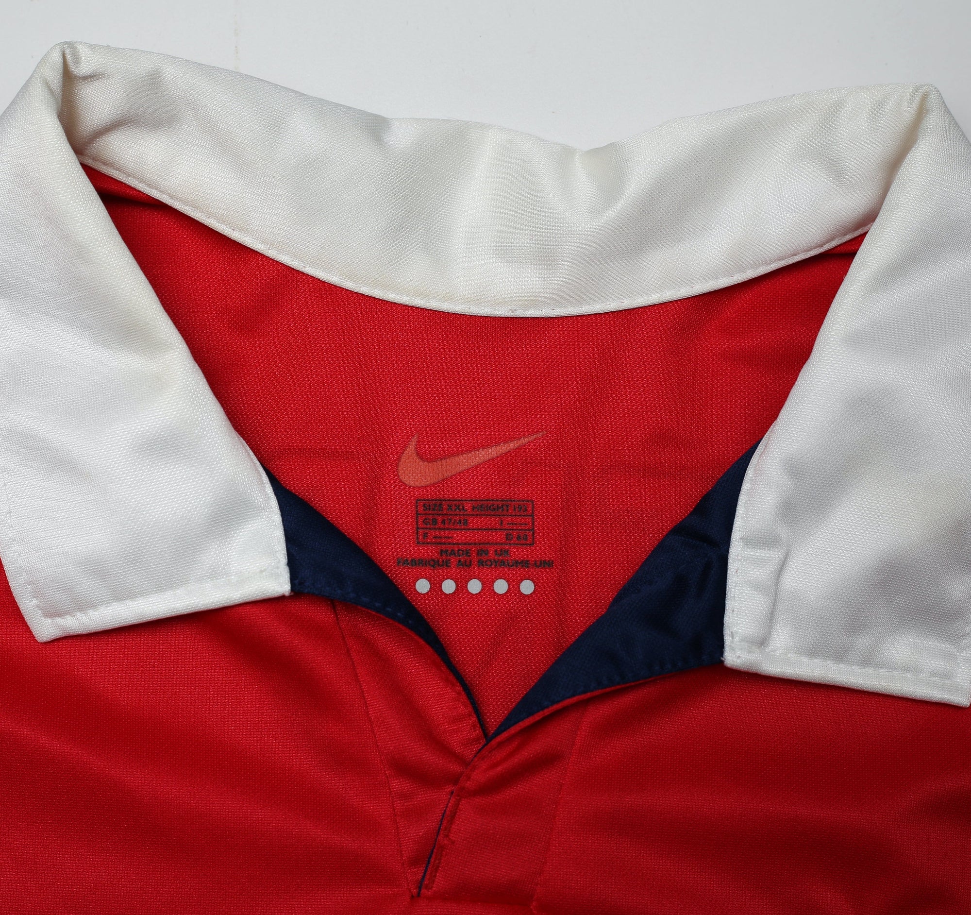 1999/00 HENRY #14 Arsenal Vintage Nike SEGA Home Football Shirt (XXL)