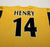 1999/00 HENRY #14 Arsenal Vintage Nike UEFA Cup Away Football Shirt Jersey (L)