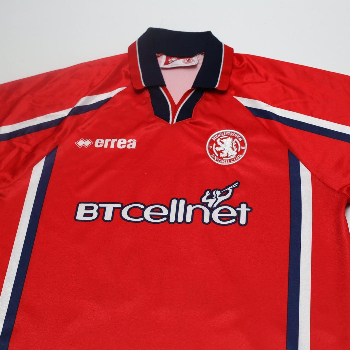 1999/00 Juninho #23 Middlesbrough Vintage Errea Home Football Shirt (M)