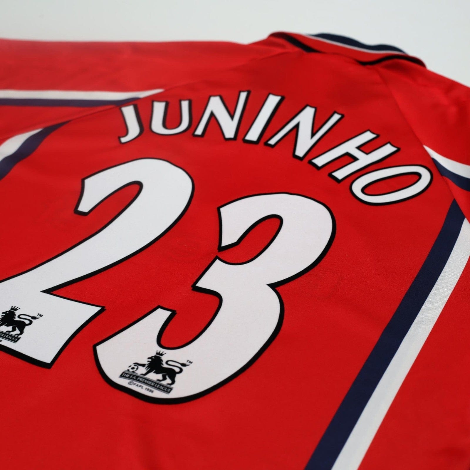 1999/00 Juninho #23 Middlesbrough Vintage Errea Home Football Shirt (M)