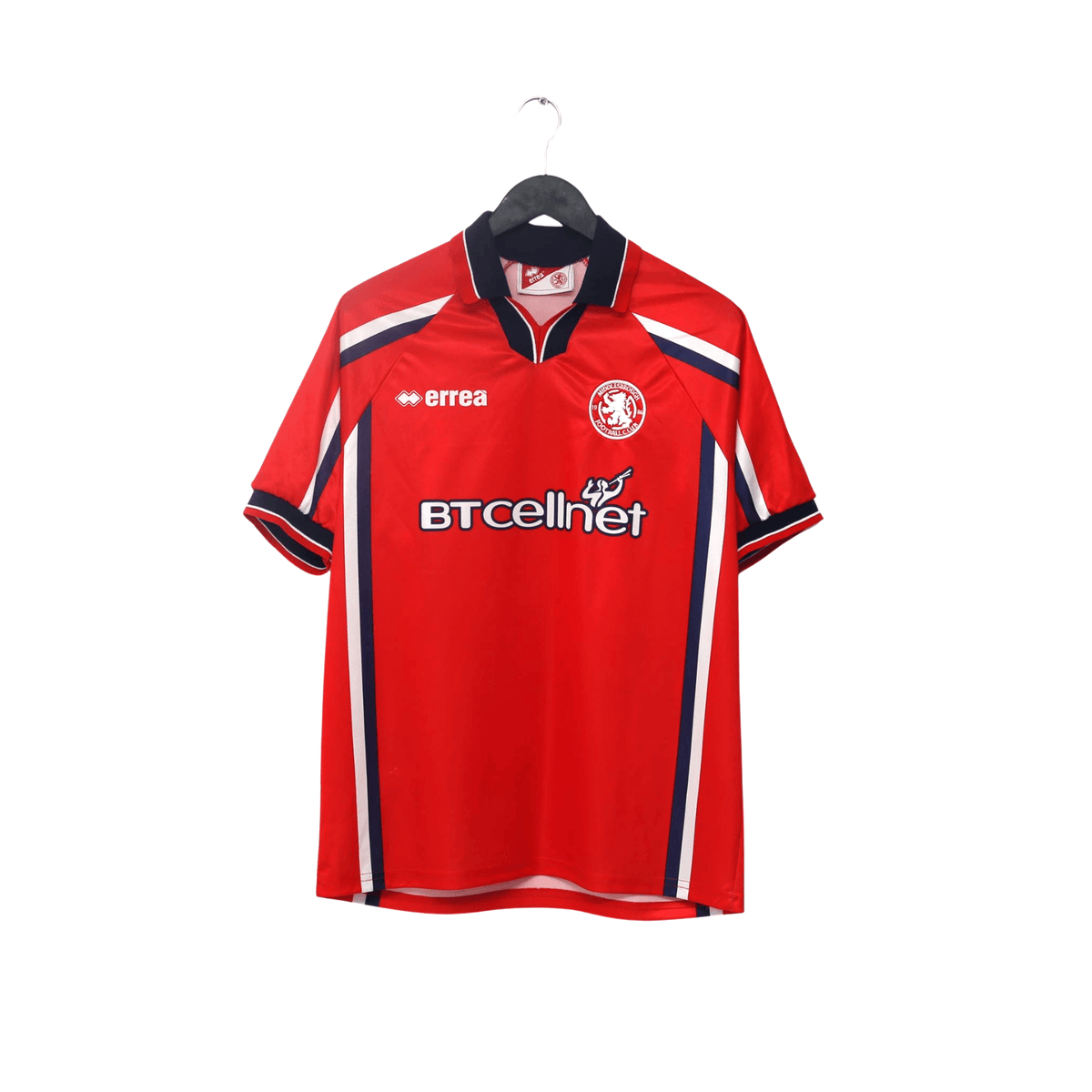 1999/00 Juninho #23 Middlesbrough Vintage Errea Home Football Shirt (M)