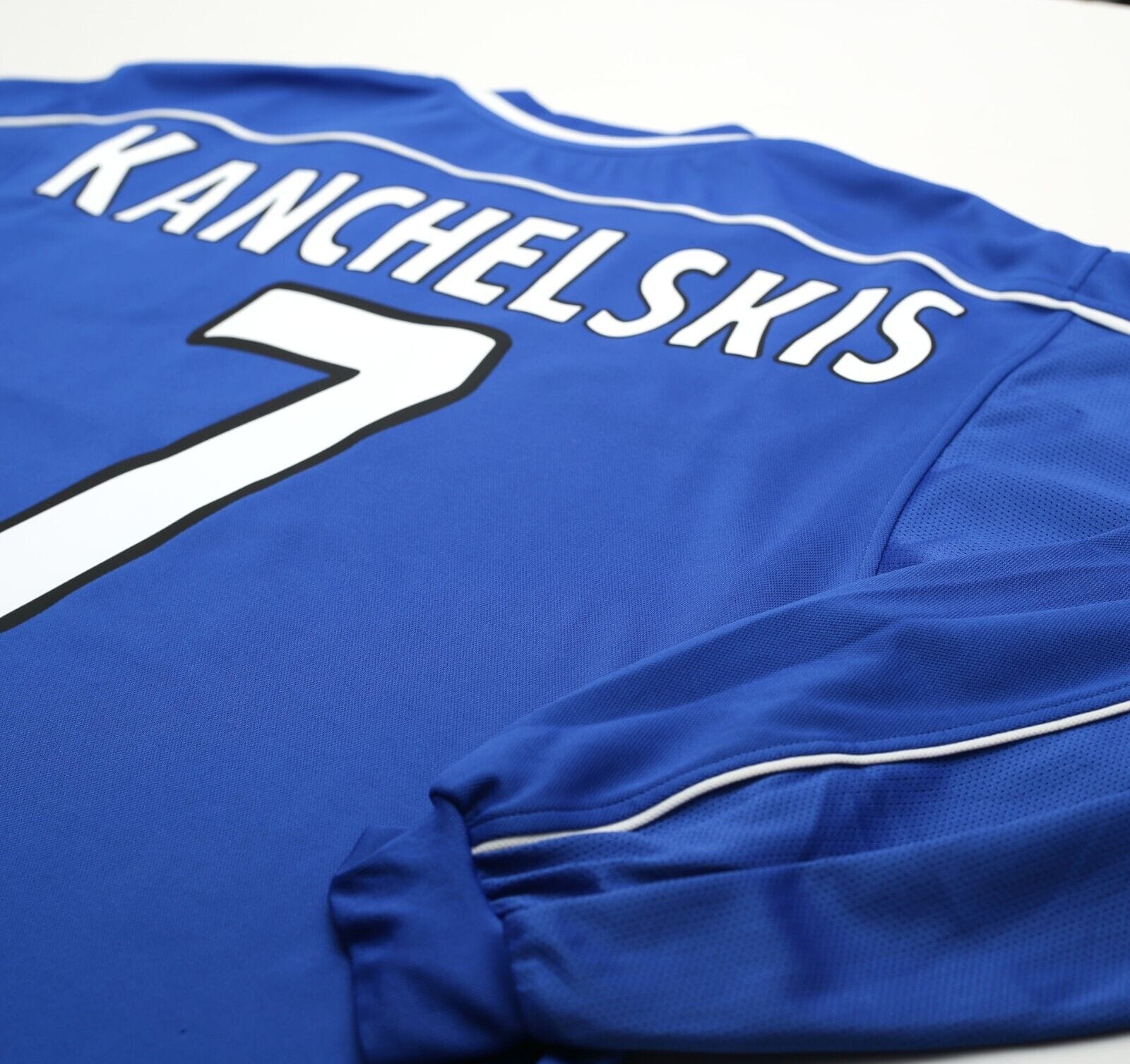 1999/00 KANCHELSKIS #7 Rangers Nike Scottish Cup Final Home Football Shirt (XL)