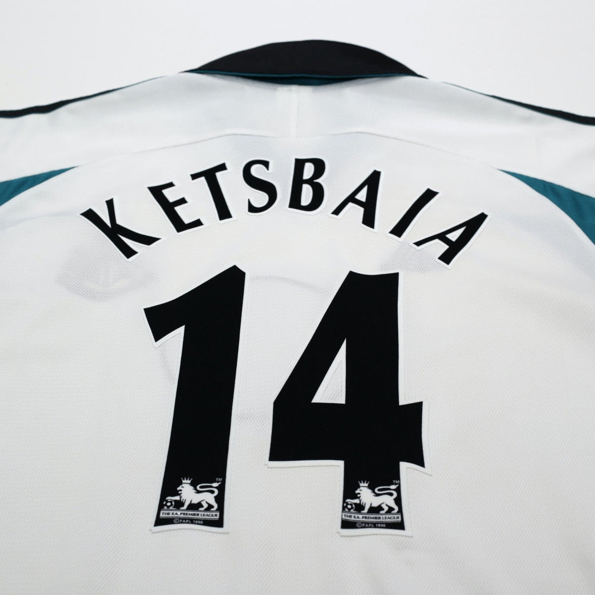 1999/00 Ketsbaia #14 Newcastle United Vintage adidas Away Football Shirt (XL)