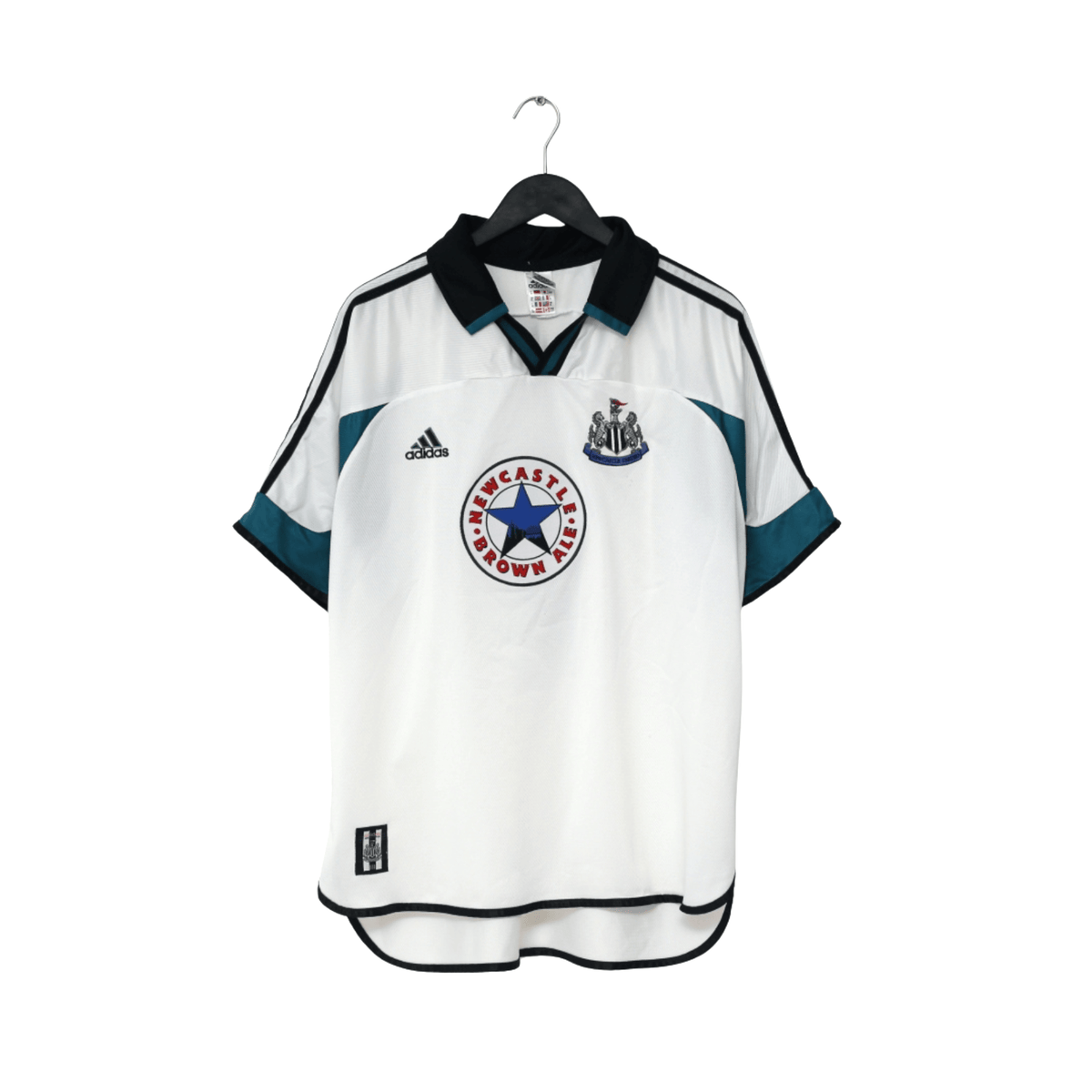 1999/00 Ketsbaia #14 Newcastle United Vintage adidas Away Football Shirt (XL)