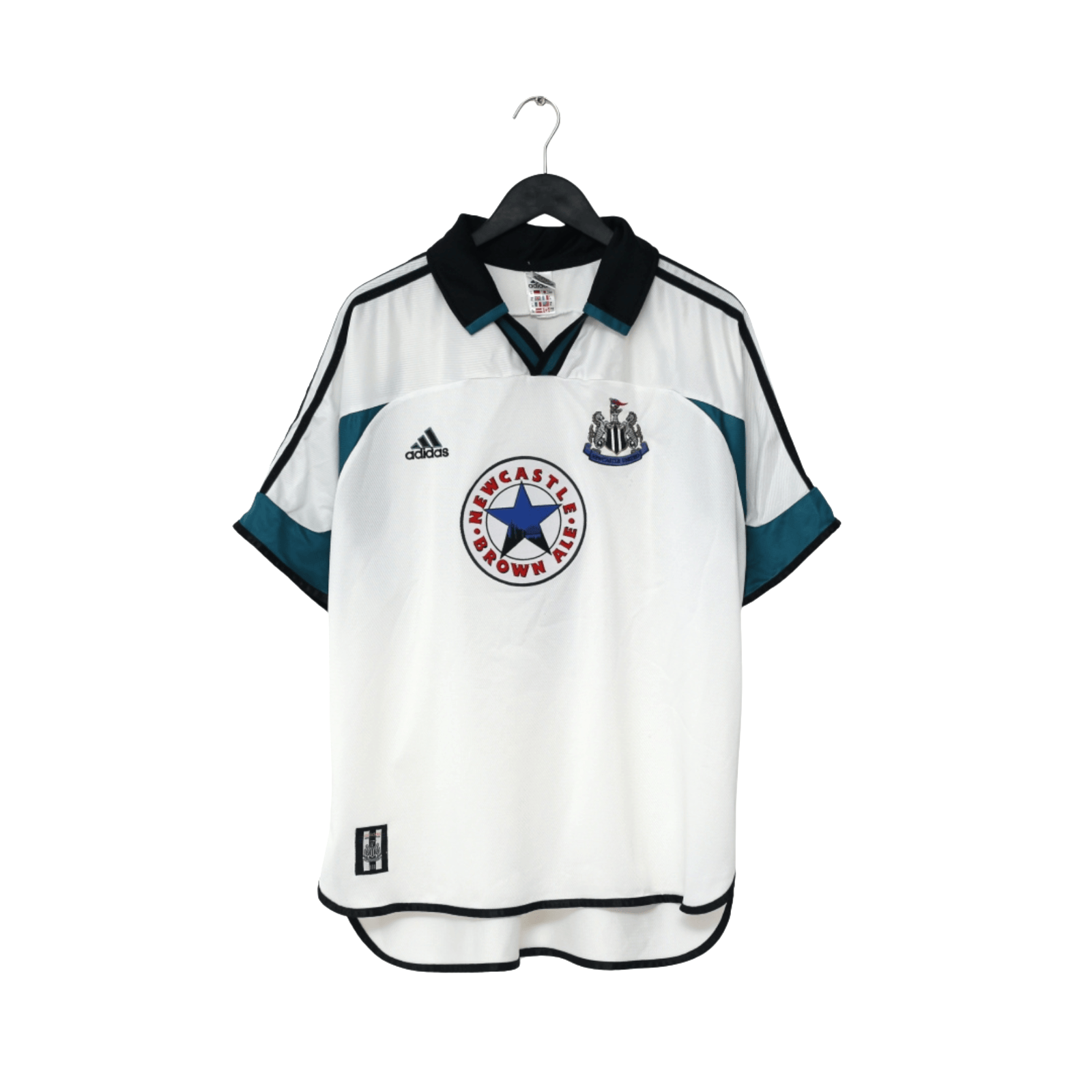 1999/00 Ketsbaia #14 Newcastle United Vintage adidas Away Football Shirt (XL)