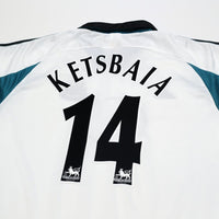 1999/00 Ketsbaia #14 Newcastle United Vintage adidas Away Football Shirt (XL)