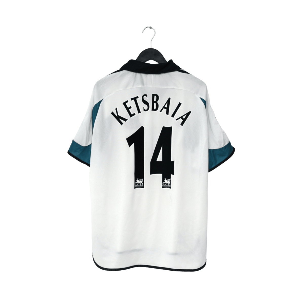 1999/00 Ketsbaia #14 Newcastle United Vintage adidas Away Football Shirt (XL)