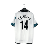 1999/00 Ketsbaia #14 Newcastle United Vintage adidas Away Football Shirt (XL)