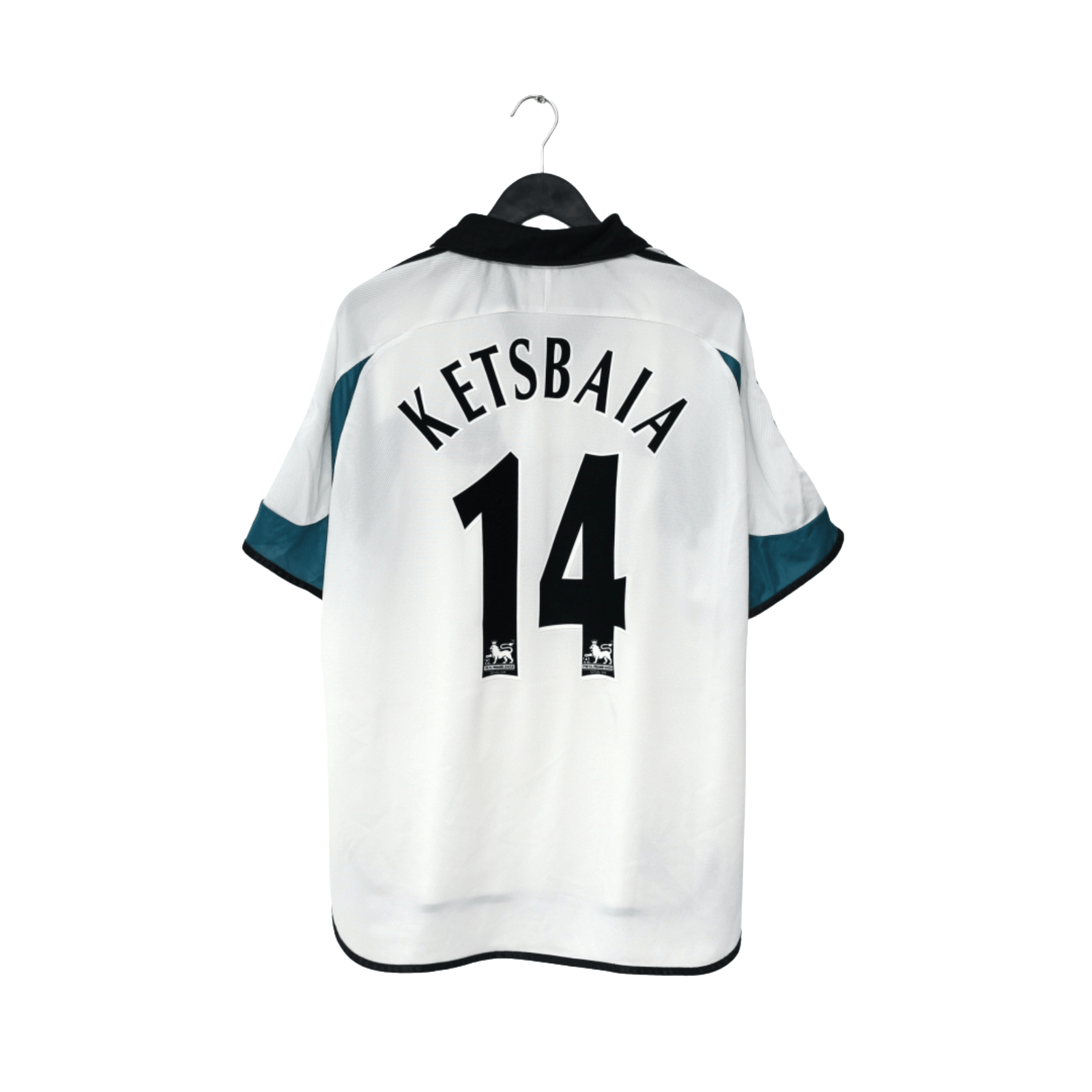 1999/00 Ketsbaia #14 Newcastle United Vintage adidas Away Football Shirt (XL)