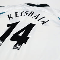 1999/00 Ketsbaia #14 Newcastle United Vintage adidas Away Football Shirt (XL)
