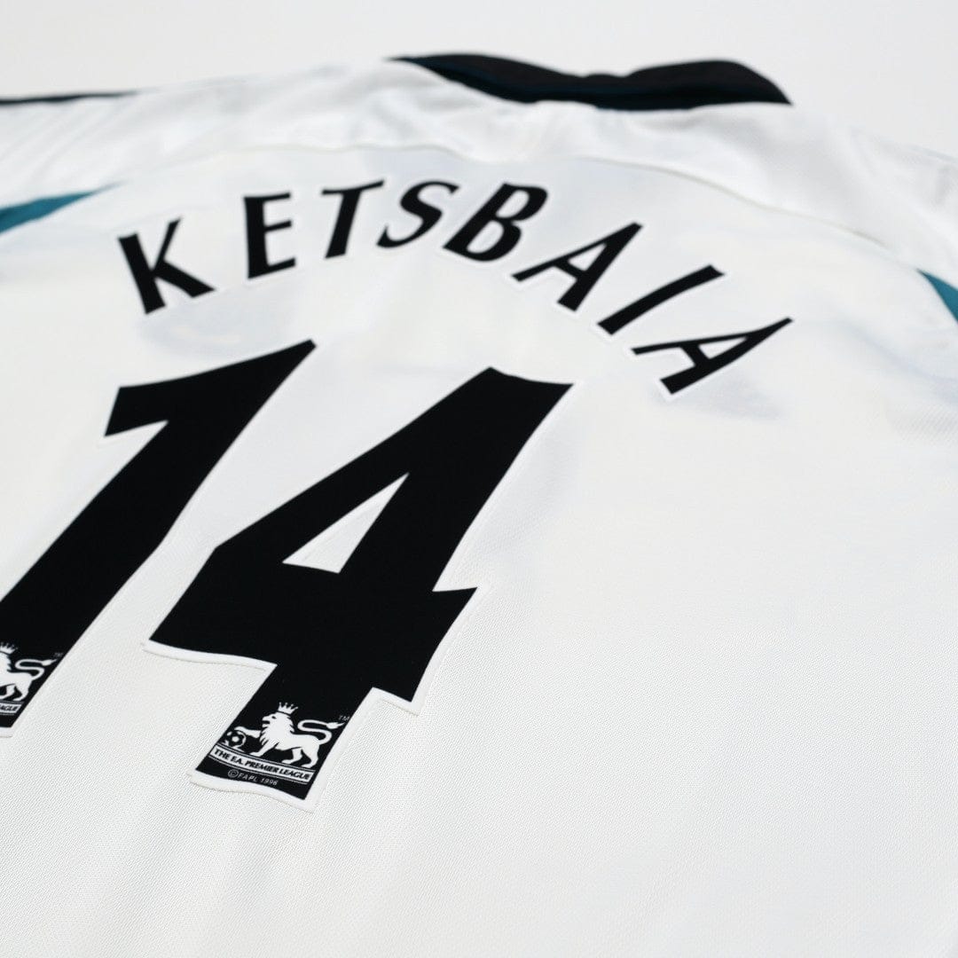 1999/00 Ketsbaia #14 Newcastle United Vintage adidas Away Football Shirt (XL)