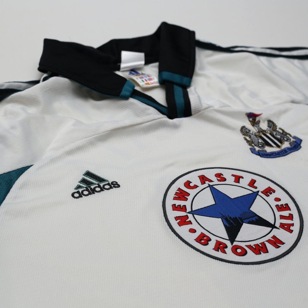 1999/00 Ketsbaia #14 Newcastle United Vintage adidas Away Football Shirt (XL)