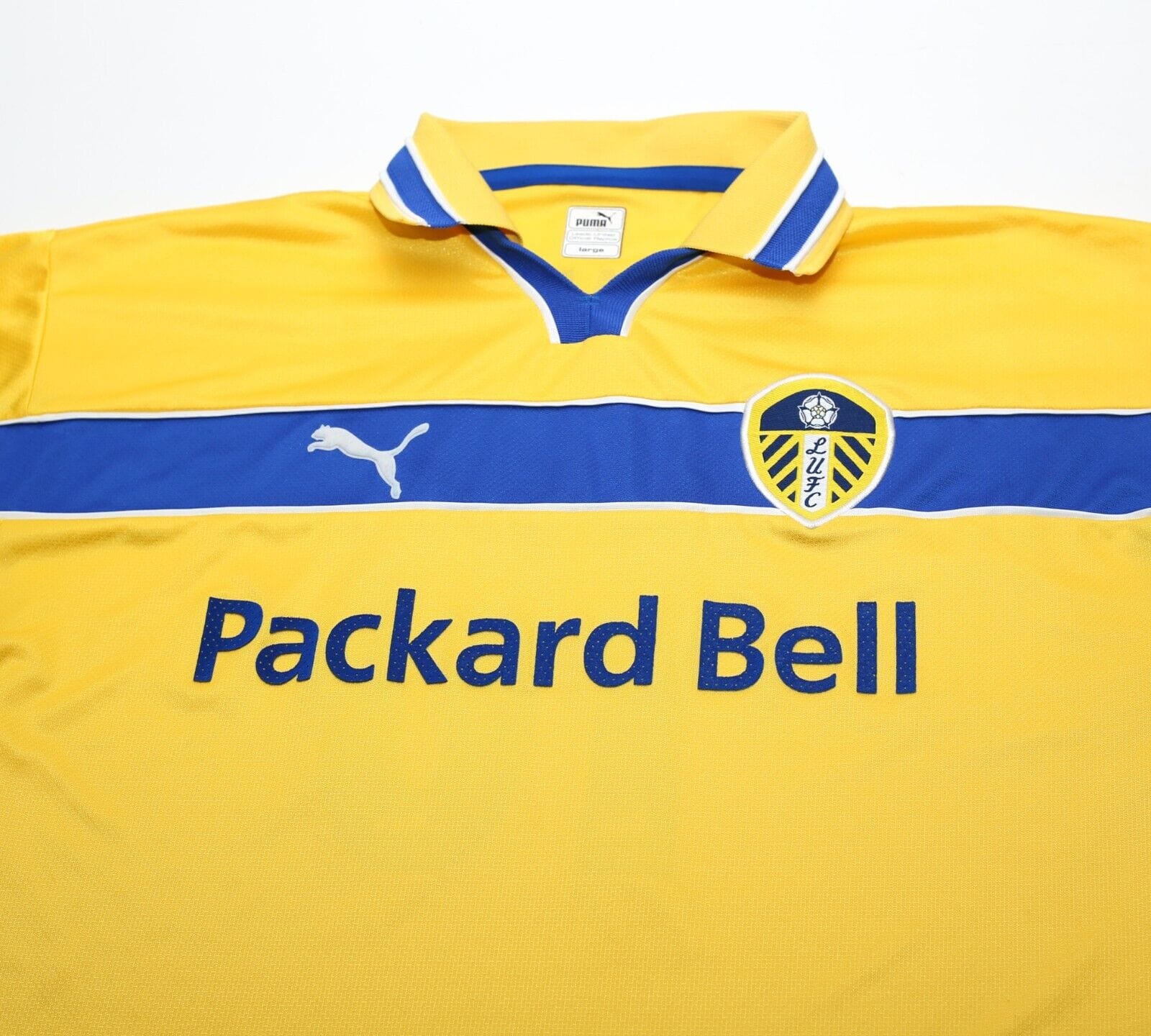 1999/00 KEWELL #10 Leeds United Vintage PUMA Third Football Shirt (L)