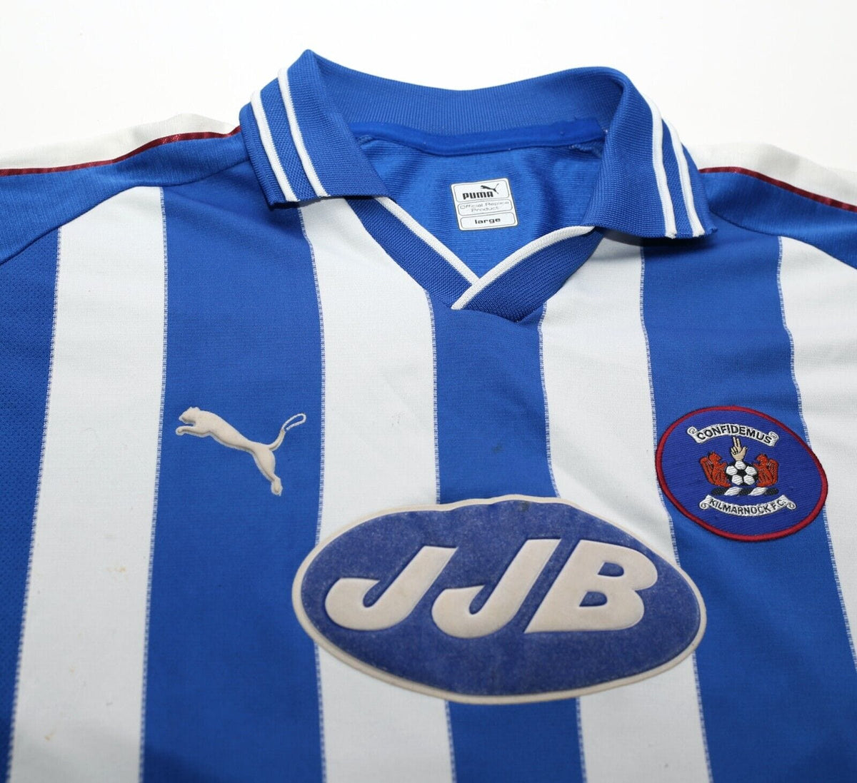 1999/00 KILMARNOCK Vintage PUMA Home Football Shirt Jersey (L) McCoist Era