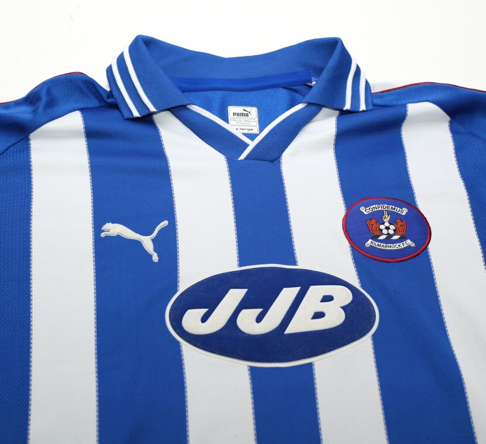 1999/00 KILMARNOCK Vintage PUMA Home Football Shirt Jersey (XL) McCoist Era