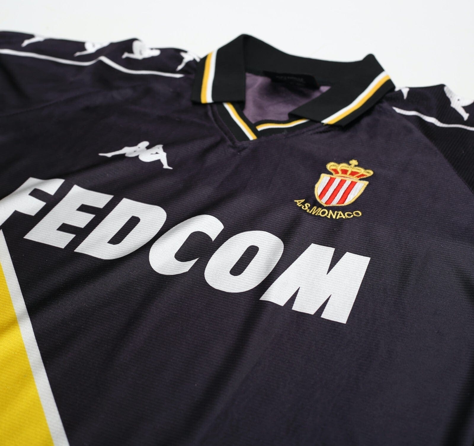 1999/00 MONACO Vintage Kappa Away Football Shirt (L/XL)