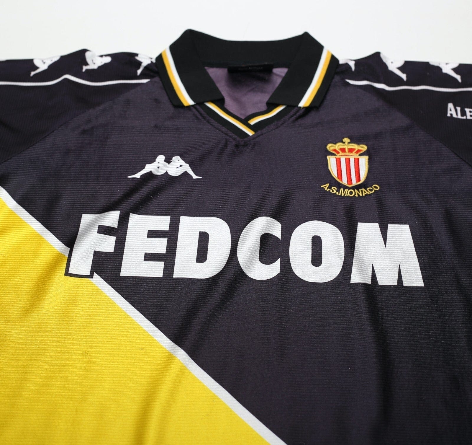 1999/00 MONACO Vintage Kappa Away Football Shirt (L/XL)