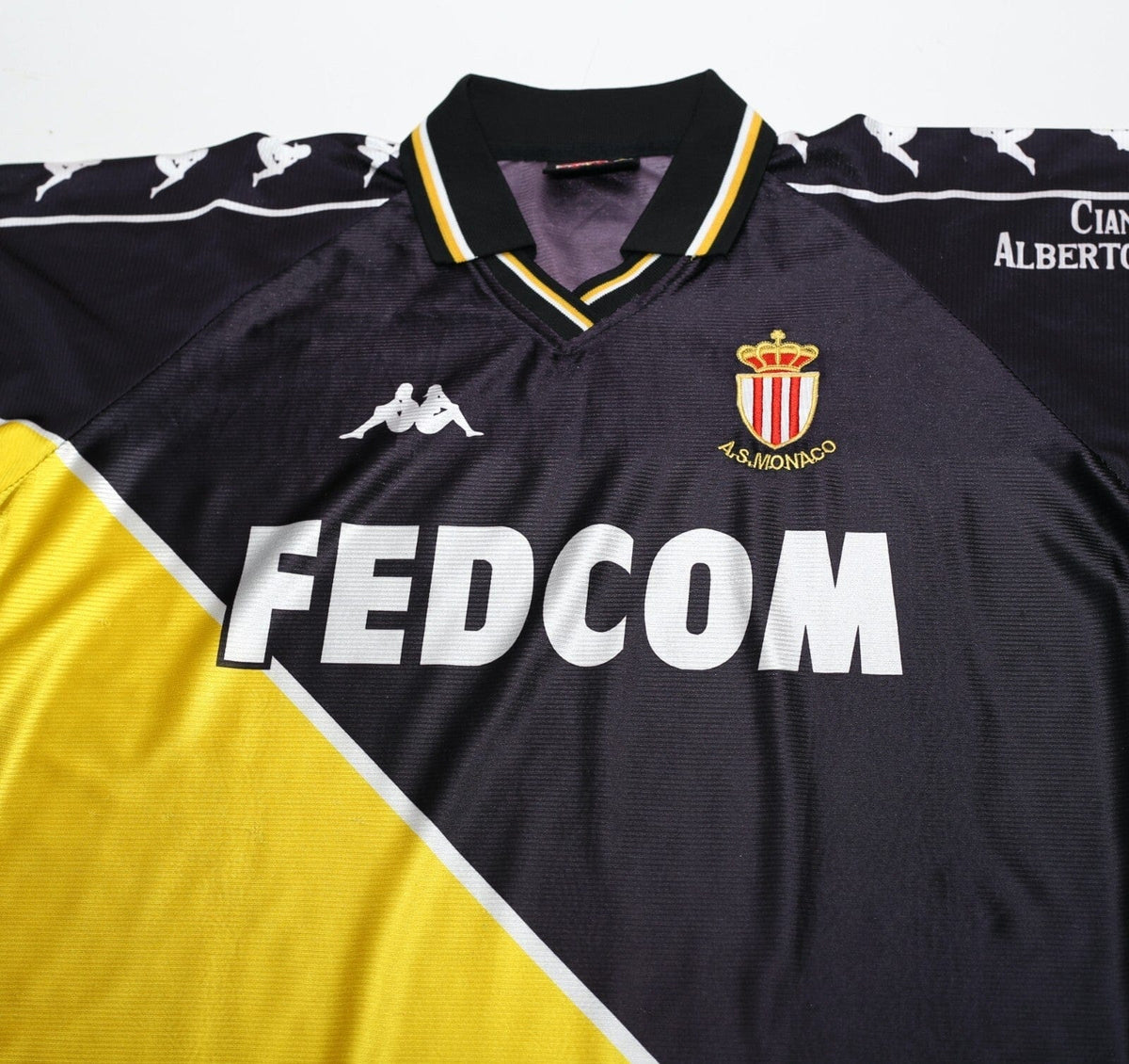 1999/00 MONACO Vintage Kappa Away Football Shirt (L/XL)