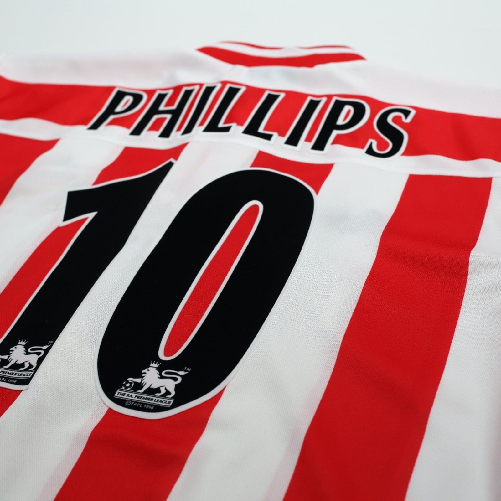 1999/00 Phillips #10 Sunderland Vintage Asics Home Football Shirt (L)