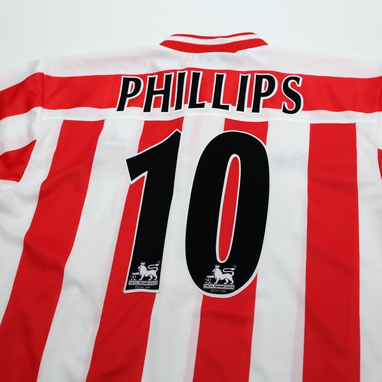 1999/00 Phillips #10 Sunderland Vintage Asics Home Football Shirt (L)