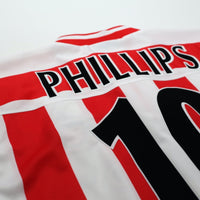 1999/00 Phillips #10 Sunderland Vintage Asics Home Football Shirt (L)