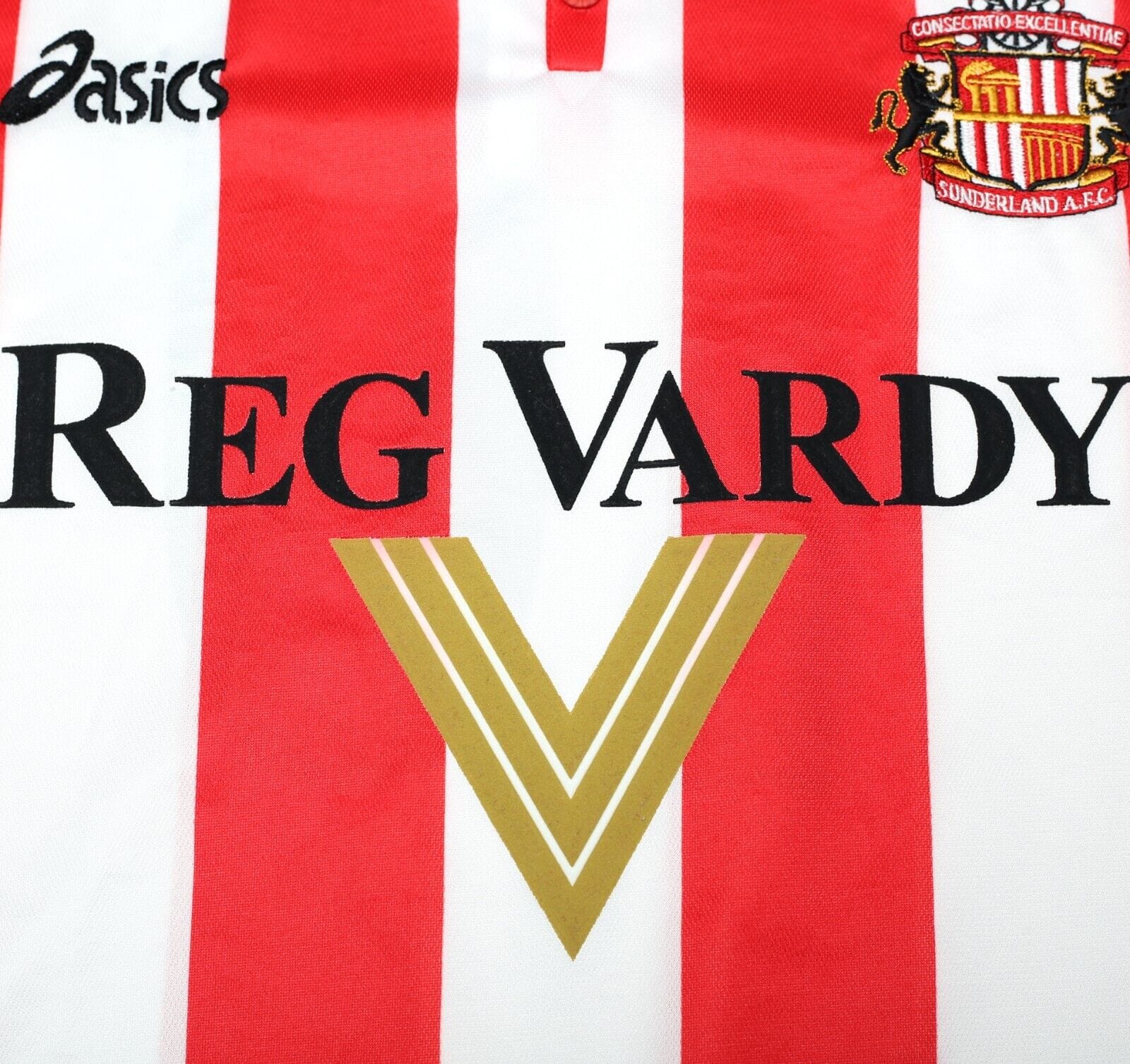 1999/00 PHILLIPS #10 Sunderland Vintage Asics Home Football Shirt (L)