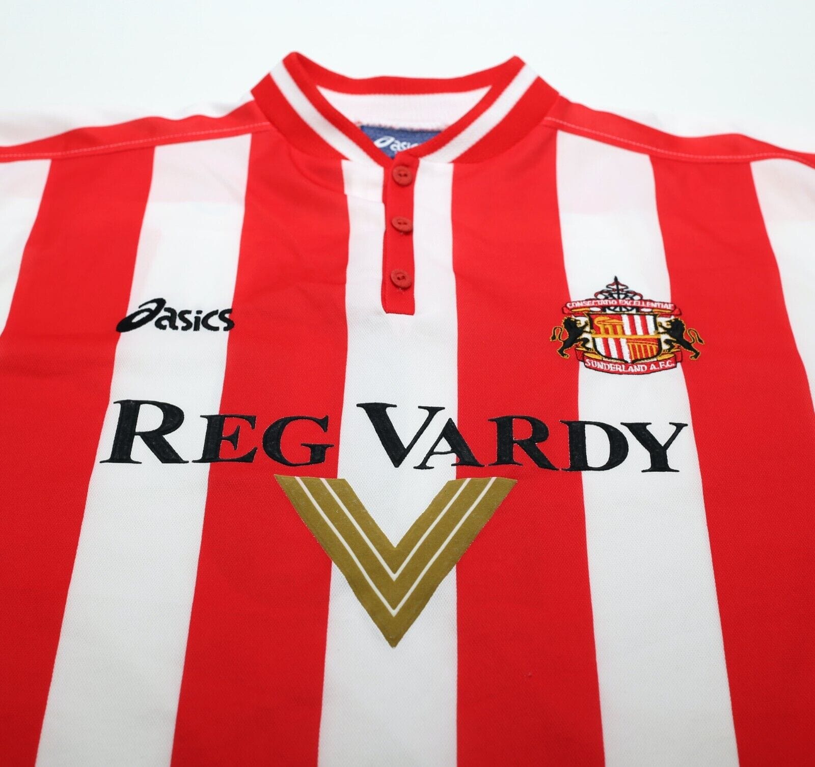 1999/00 PHILLIPS #10 Sunderland Vintage Asics Home Football Shirt (XL)