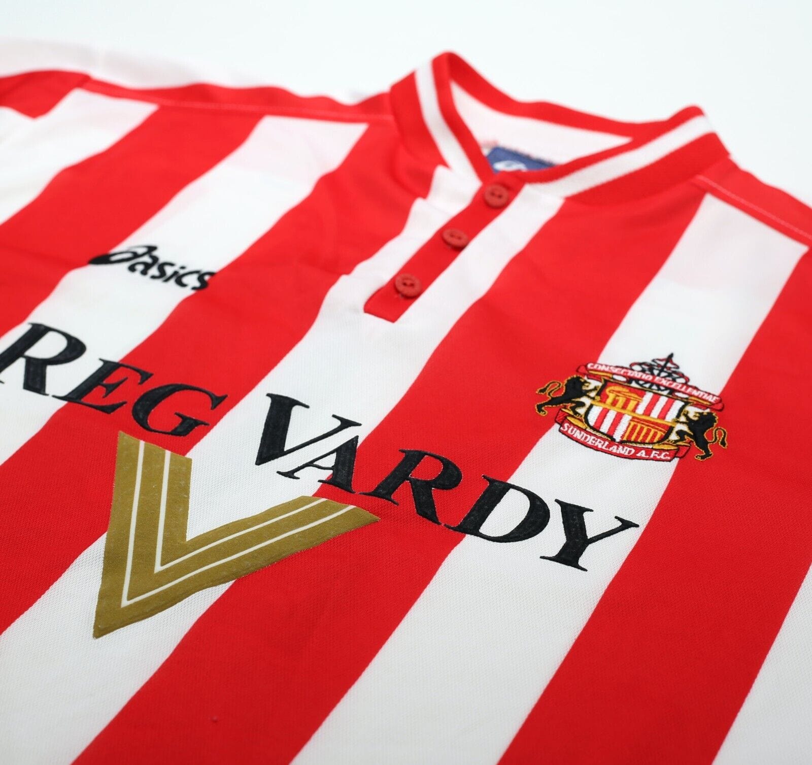 1999/00 PHILLIPS #10 Sunderland Vintage Asics Home Football Shirt (XL)