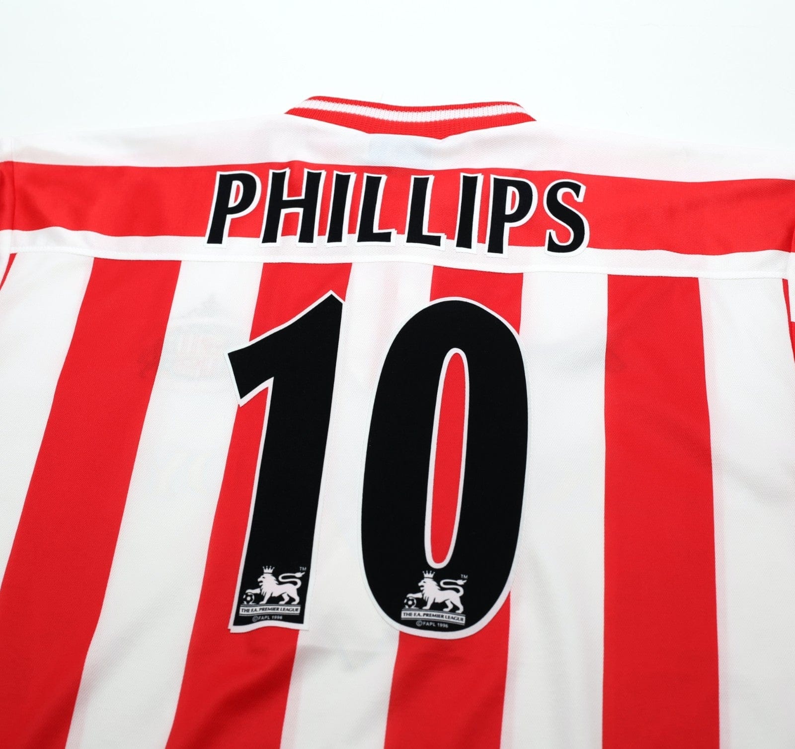 1999/00 PHILLIPS #10 Sunderland Vintage Asics Home Football Shirt