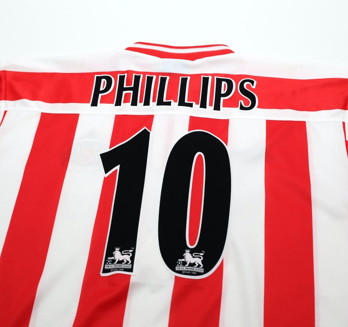 1999/00 PHILLIPS #10 Sunderland Vintage Asics Home Football Shirt (XXL)