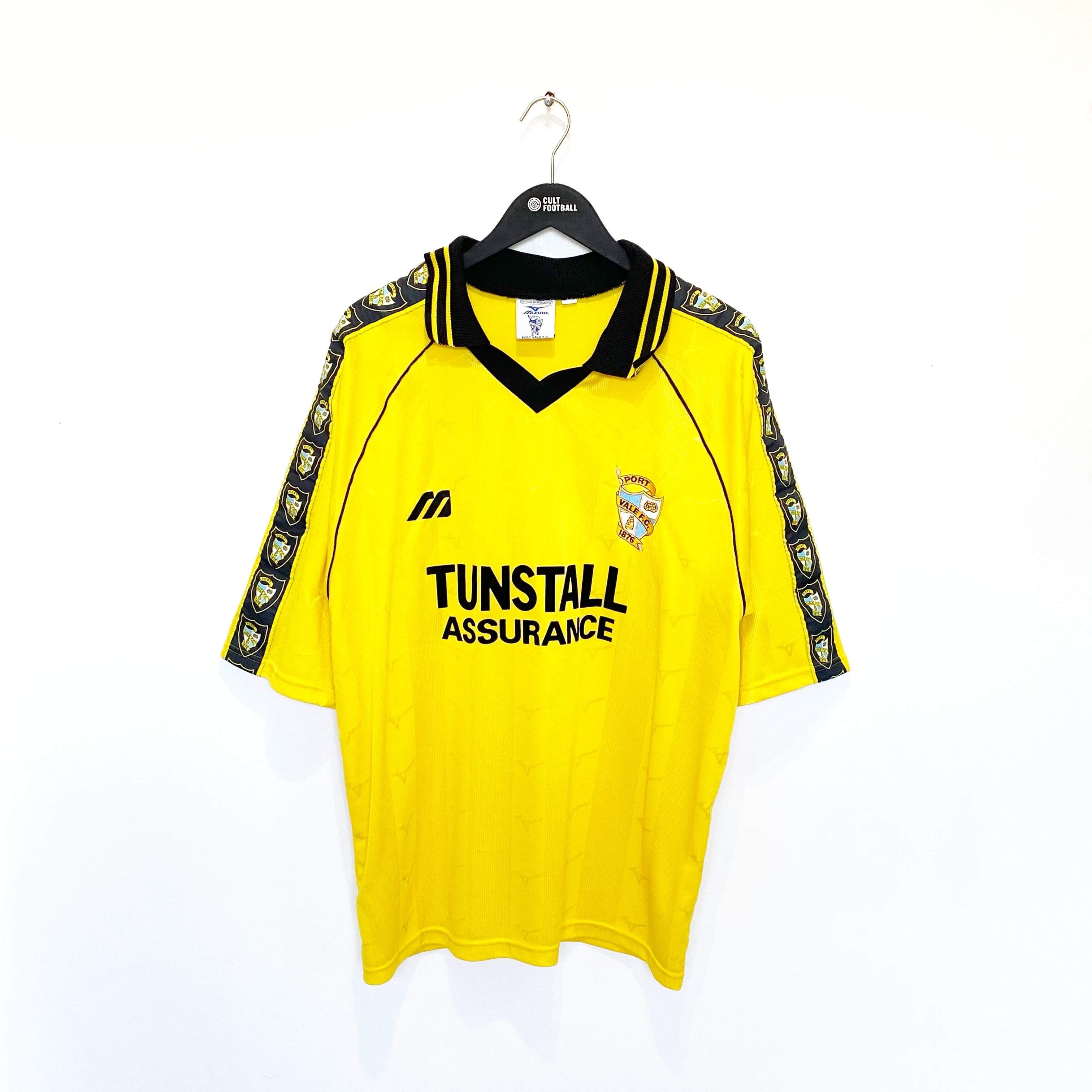 1999/00 PORT VALE Vintage Mizuno Away Football Shirt 44/46 (XL)