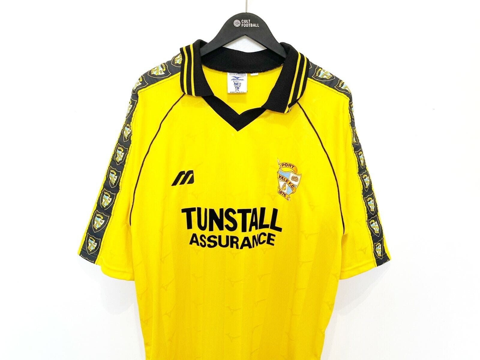 1999/00 PORT VALE Vintage Mizuno Away Football Shirt 44/46 (XL)