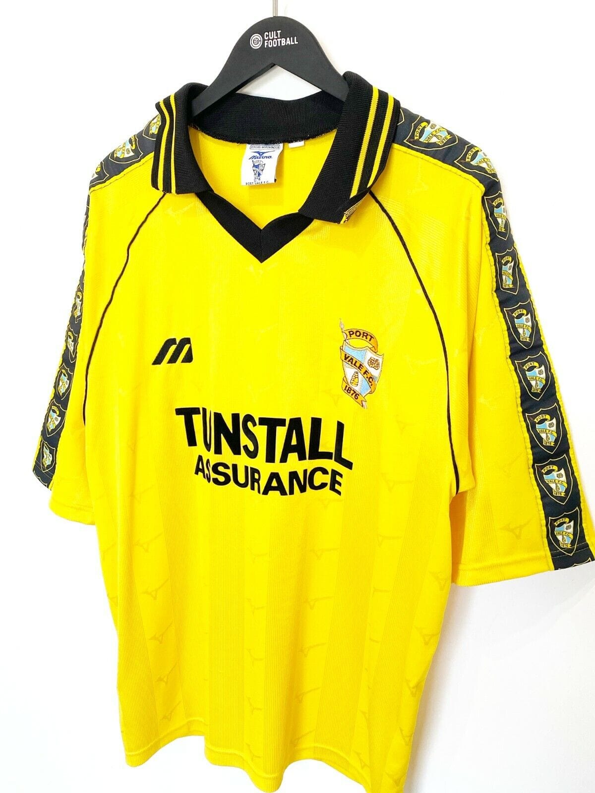 1999/00 PORT VALE Vintage Mizuno Away Football Shirt 44/46 (XL)