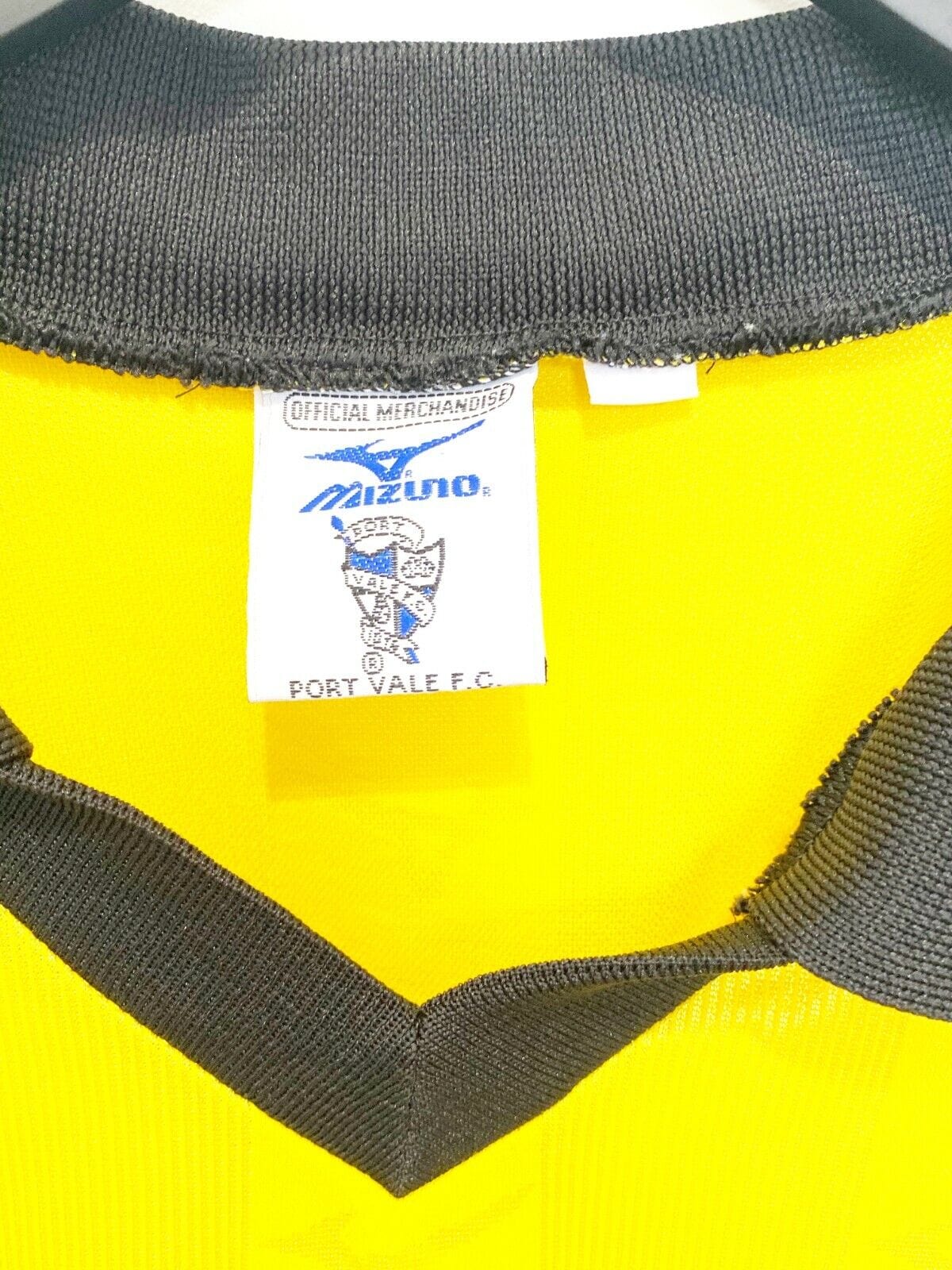 1999/00 PORT VALE Vintage Mizuno Away Football Shirt 44/46 (XL)